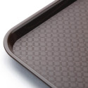 Plateau de service marron 415x305mm - LOT DE 10