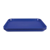 Plateau de service bleu 450x350mm - LOT DE 30