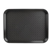 Plateau de service noir 450x350mm - LOT DE 10