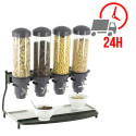 Distributeur de céréales 4 tubes