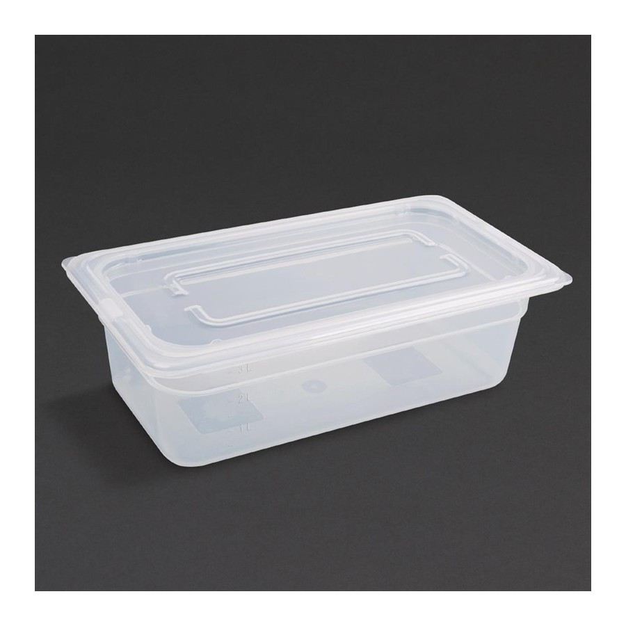 Polinorm Food Pan Lid Clear 1/6 GN Sixth Size 
