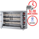 Rôtissoire 3 broches - 15/18 Poulets - Gaz naturel / FECA