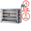 Rôtissoire 3 broches - 15/18 Poulets - Gaz propane / FECA