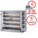 Rôtissoire 4 broches - 20/24 Poulets - Gaz propane / FECA