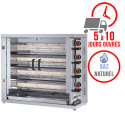Rôtissoire 4 broches - 20/24 Poulets - Gaz naturel / FECA