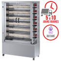 Rôtissoire 6 broches - 30/36 Poulets - Gaz butane / FECA