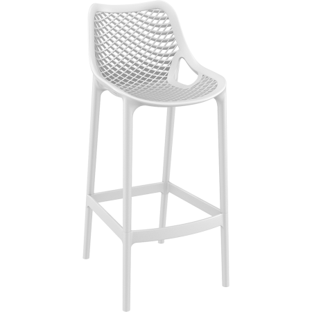 Chaise de bar Elif - Blanc / RESTONOBLE