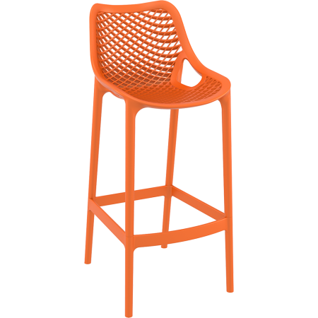 Chaise de bar Elif - Orange / RESTONOBLE