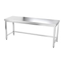 Table inox 1800 x 700 mm avec renfort / GOLDINOX