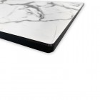 Plateau de table compact 60x60 cm stratifié - Blanc Marbre / GOLDINOX