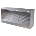 Hotte caisson 1400 x 950 x 400 mm avec éclairage, filtre et robinet de vidange / GOLDINOX