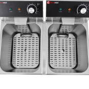 Friteuse électrique à poser professionnelle 8 + 8 Litres (230V) IDEAL - GOLDINOX