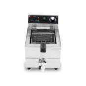 Friteuse électrique à poser professionnelle 10 Litres avec robinet de vidange (230V) IDEAL - GOLDINOX