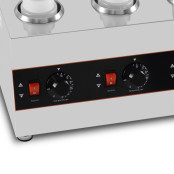 Chauffe-sauce électrique professionnel (3 bouteilles) PREMIUM - GOLDINOX