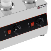 Chauffe-sauce électrique professionnel (4 bouteilles) PREMIUM - GOLDINOX