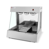 Chauffe-frites infrarouge et poste de salage professionnel IDEAL - GOLDINOX