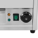 Plancha en acier lisse électrique professionnelle 360x457 mm IDEAL - GOLDINOX
