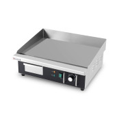 Plancha en acier lisse électrique professionnelle 555x475 mm IDEAL - GOLDINOX