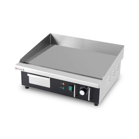 Plancha en acier lisse électrique professionnelle 555x475 mm IDEAL - GOLDINOX