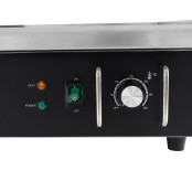 Plancha en acier lisse électrique professionnelle 555x475 mm IDEAL - GOLDINOX