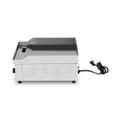 Plancha en acier lisse électrique professionnelle 360x450 mm IDEAL - GOLDINOX
