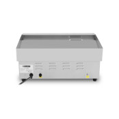 Plancha en acier lisse électrique professionnelle 555x475 mm IDEAL - GOLDINOX