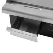 Plancha en acier lisse électrique professionnelle 735x525 mm (400V) IDEAL - GOLDINOX