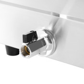 Bain marie professionnel avec robinet de vidange (3x GN1/2) PREMIUM - GOLDINOX