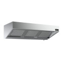 Hotte murale 2600 x 700 x 540 mm avec moteur, variateur, éclairage, filtre et robinet de vidange / GOLDINOX