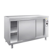 Meuble bas inox chauffant 1600 x 700 mm PREMIUM / GOLDINOX