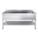 Plonge inox 1 grande cuve - 1200 x 600 mm / GOLDINOX