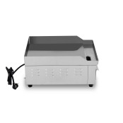 Plancha en acier lisse électrique professionnelle 360x450 mm IDEAL - GOLDINOX