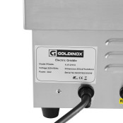 Plancha en acier lisse électrique professionnelle 555x475 mm IDEAL - GOLDINOX