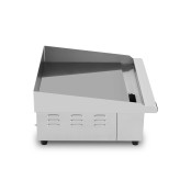 Plancha en acier lisse électrique professionnelle 555x475 mm IDEAL - GOLDINOX