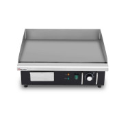 Plancha en acier lisse électrique professionnelle 555x475 mm IDEAL - GOLDINOX