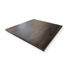 Table complète 60x60 cm Volcanique avec pied de table noir / GOLDINOX