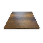 Table complète 70x70 cm Baroque avec pied de table noir / GOLDINOX