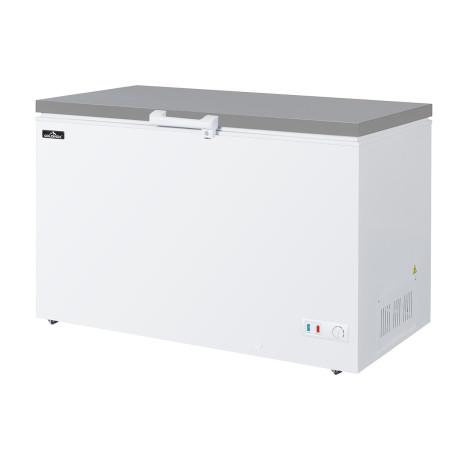 Congélateur coffre 450 Litres (1275 x 750 x 850 mm) sur roulettes PREMIUM / GOLDINOX