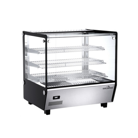 Vitrine de comptoir chauffante 120 Litres ECO - GOLDINOX