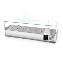 Vitrine à ingrédients réfrigérée 1500x395mm (6x GN1/3) PREMIUM - GOLDINOX