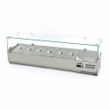 Vitrine à ingrédients réfrigérée 1400x335mm (6x GN1/4) IDEAL - GOLDINOX