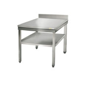 Table inox 600 x 600 mm adossée ECO / GOLDINOX