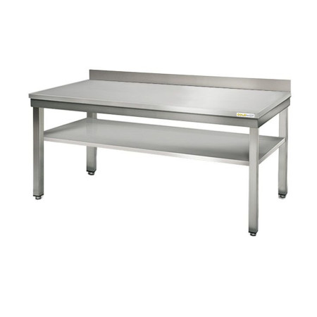 Table inox 1800 x 600 mm adossée ECO / GOLDINOX