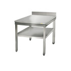 Table inox 600 x 700 mm adossée ECO / GOLDINOX 