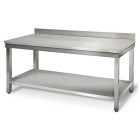 Table inox 1800 x 700 mm adossée ECO / GOLDINOX 