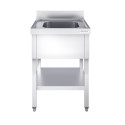 Plonge inox 1 bac - 800 x 600 mm PREMIUM / GOLDINOX 