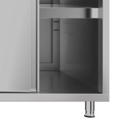 Meuble bas inox 1000 x 600 mm ECO / GOLDINOX