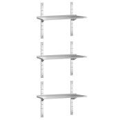 Etagère murale inox 1200 x 300 mm (x3 unités) / RESTONOBLE