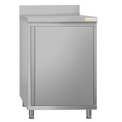 Meuble bas inox 600 x 600 mm adossée ECO / GOLDINOX