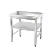 Table inox 600 x 500 mm avec renfort / GOLDINOX